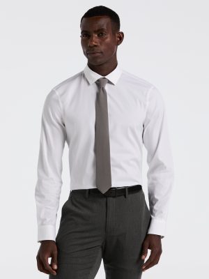 Dobby Cotton Stretch Slim Fit Shirt