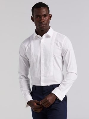 Slim Fit Tuxedo Dress Shirt