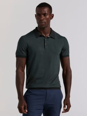 Tech Knit Contrast Sweater Polo
